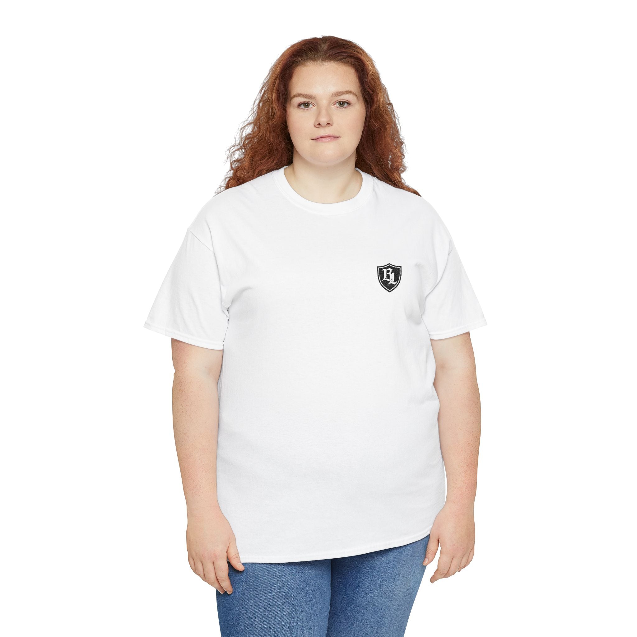 Minimalist Embroidered T-Shirt – LUBANNI, Small Left Chest Emblem
