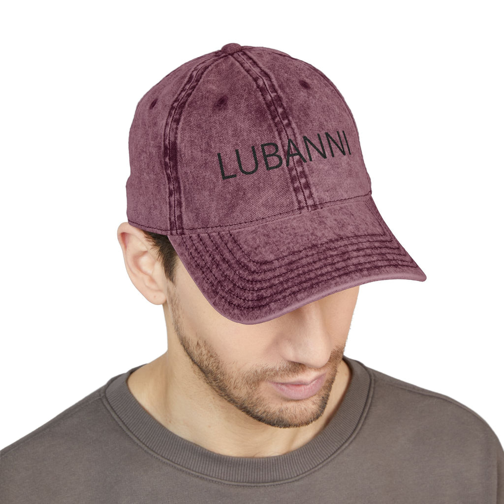 Embroidered Vintage Cap - "LUBANNI"