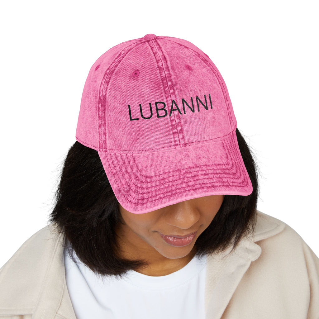 Embroidered Vintage Cap - "LUBANNI"