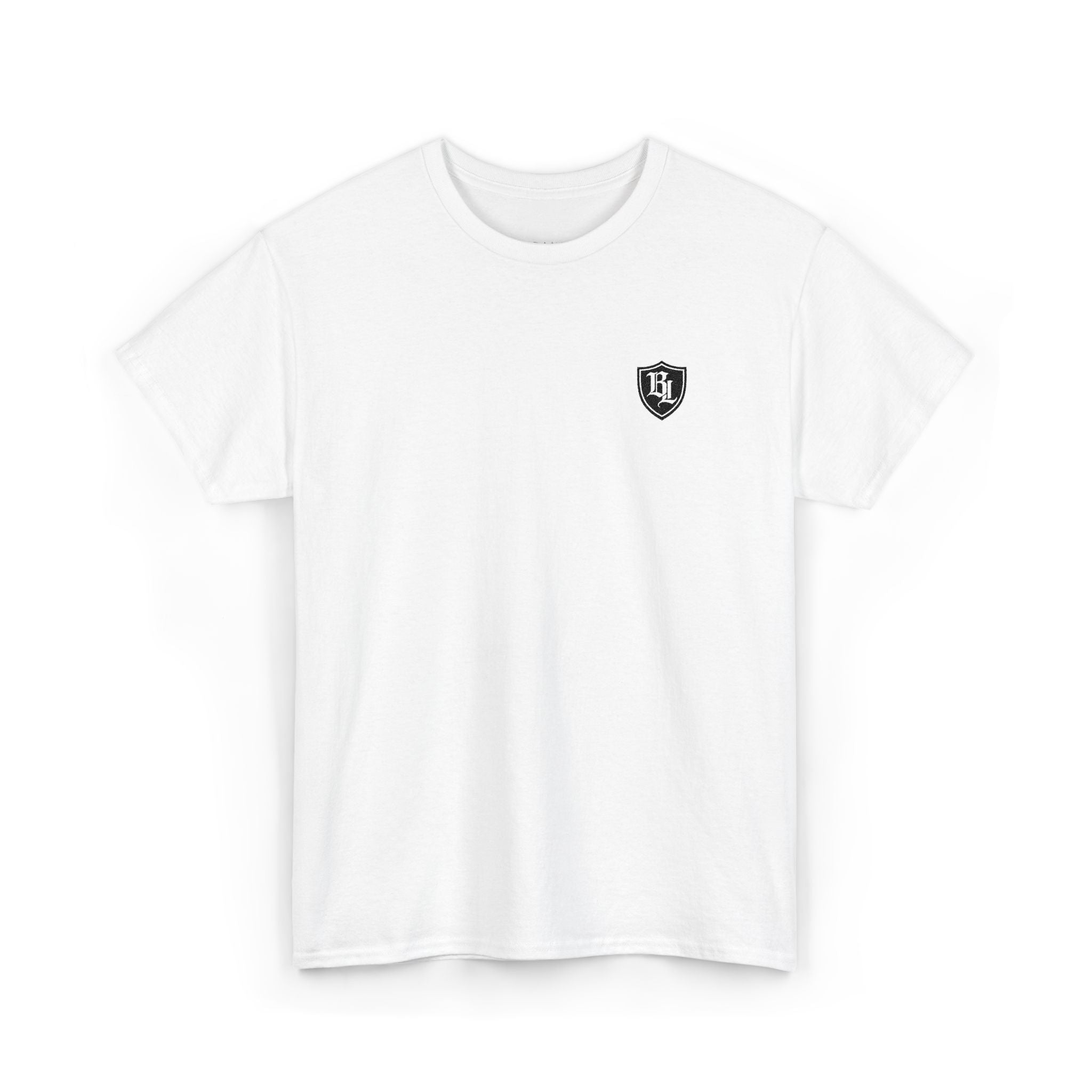 Minimalist Embroidered T-Shirt – LUBANNI, Small Left Chest Emblem