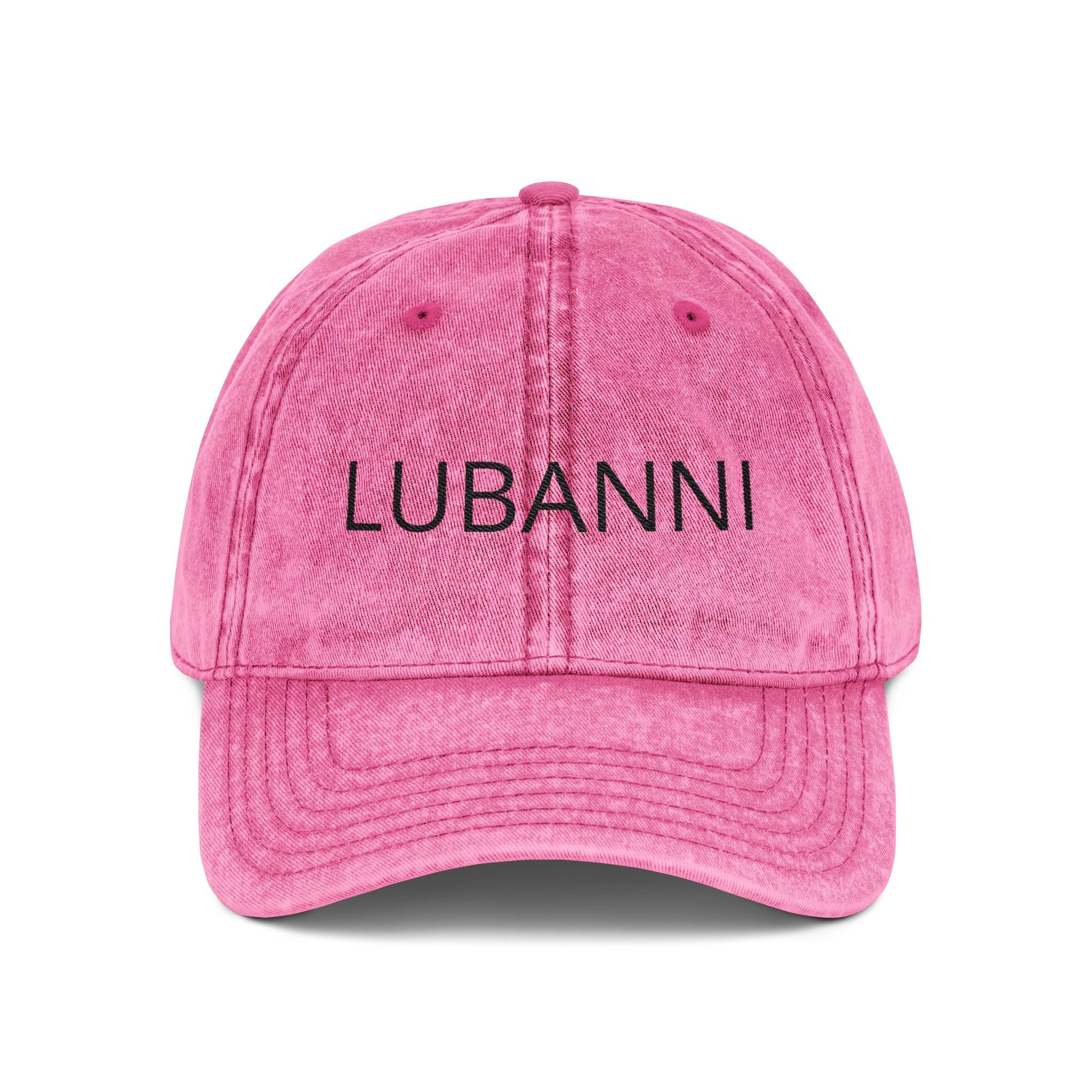 Embroidered Vintage Cap - "LUBANNI"