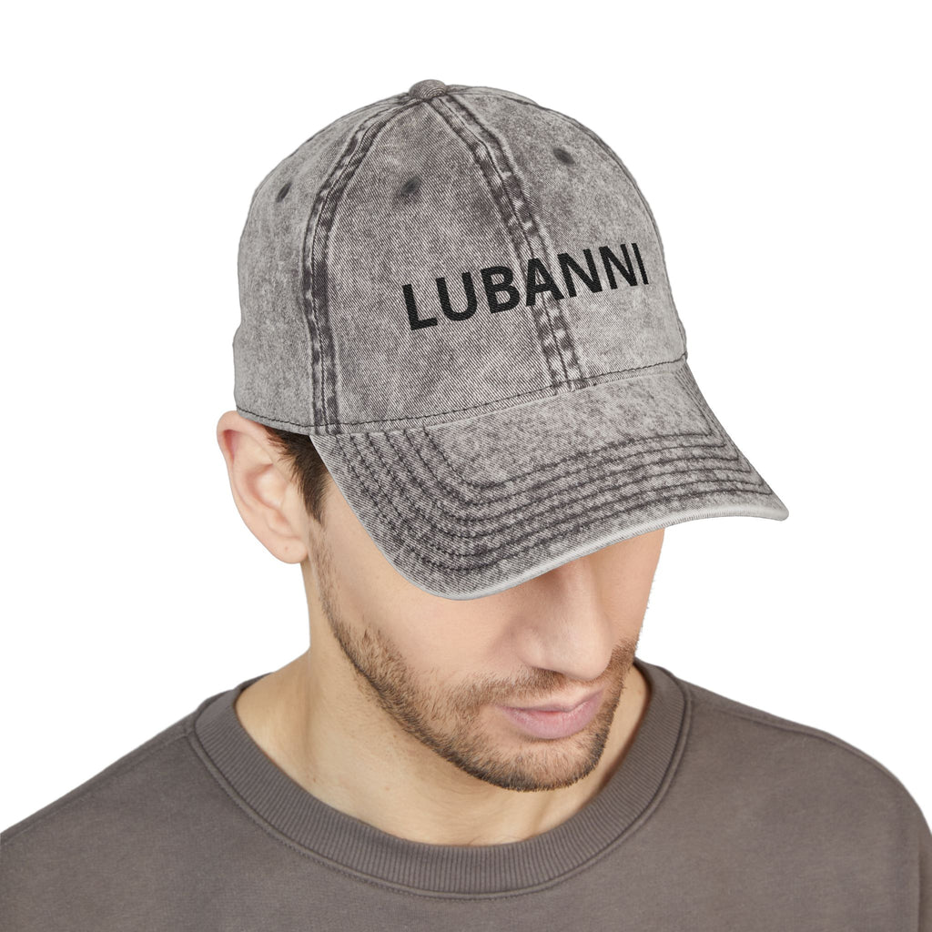 Embroidered Vintage Cap - "LUBANNI"