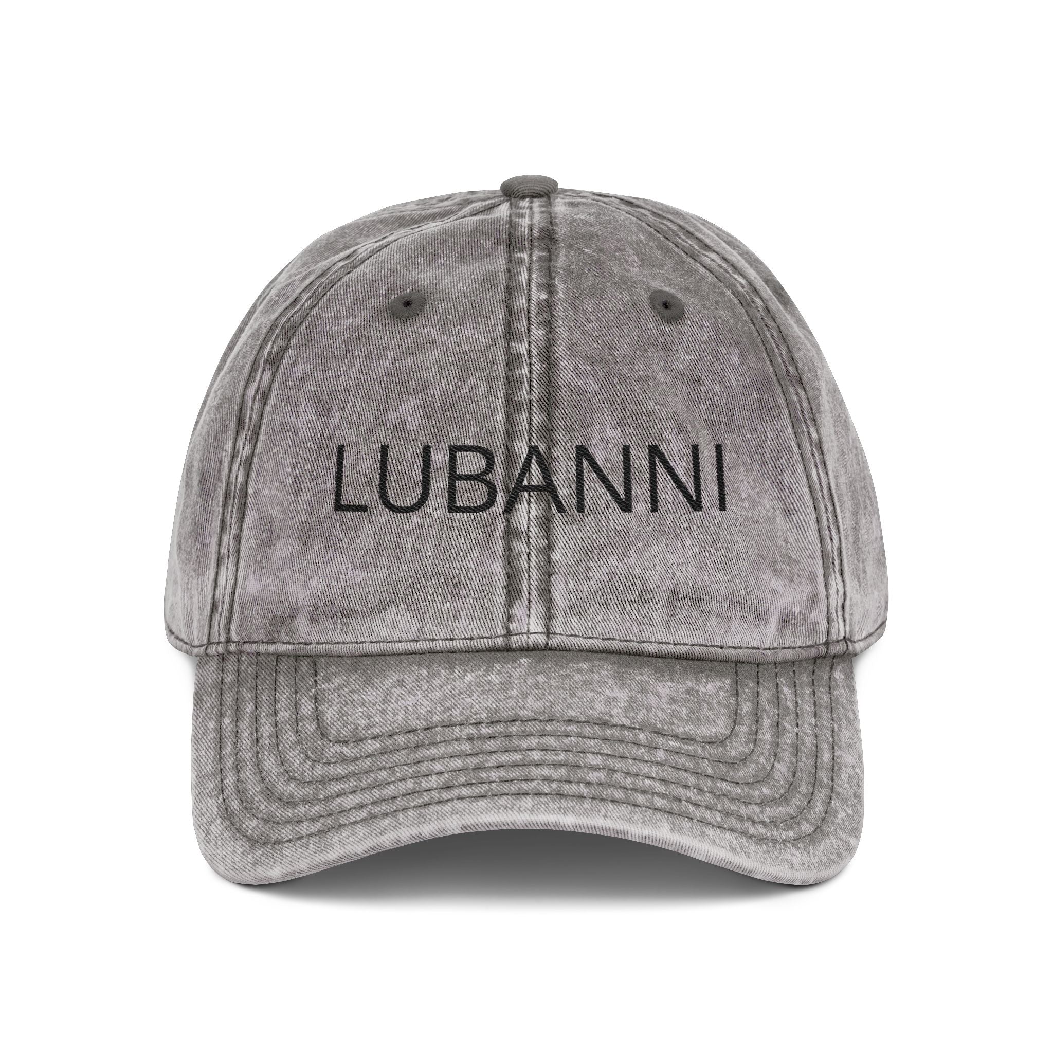 Embroidered Vintage Cap - "LUBANNI"