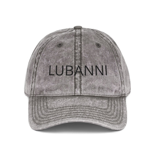 Embroidered Vintage Cap - "LUBANNI"