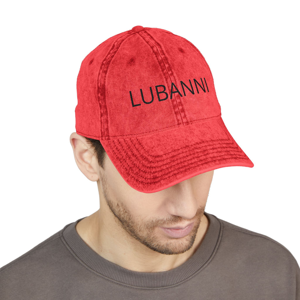 Embroidered Vintage Cap - "LUBANNI"