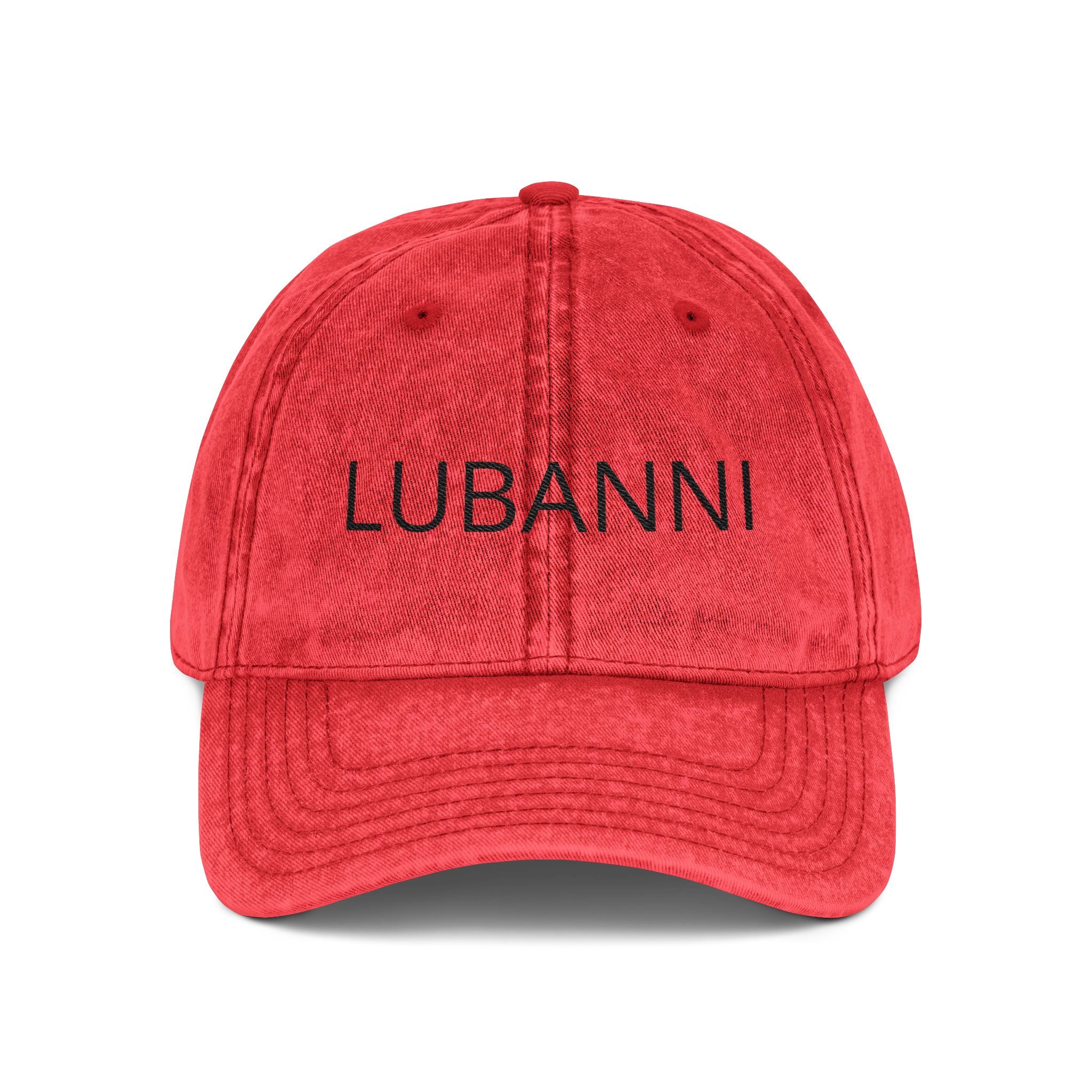 Embroidered Vintage Cap - "LUBANNI"