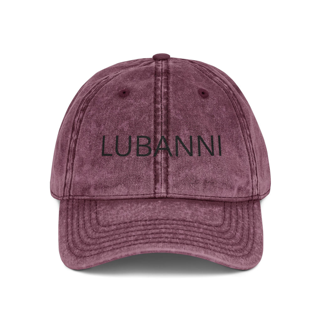 Embroidered Vintage Cap - "LUBANNI"