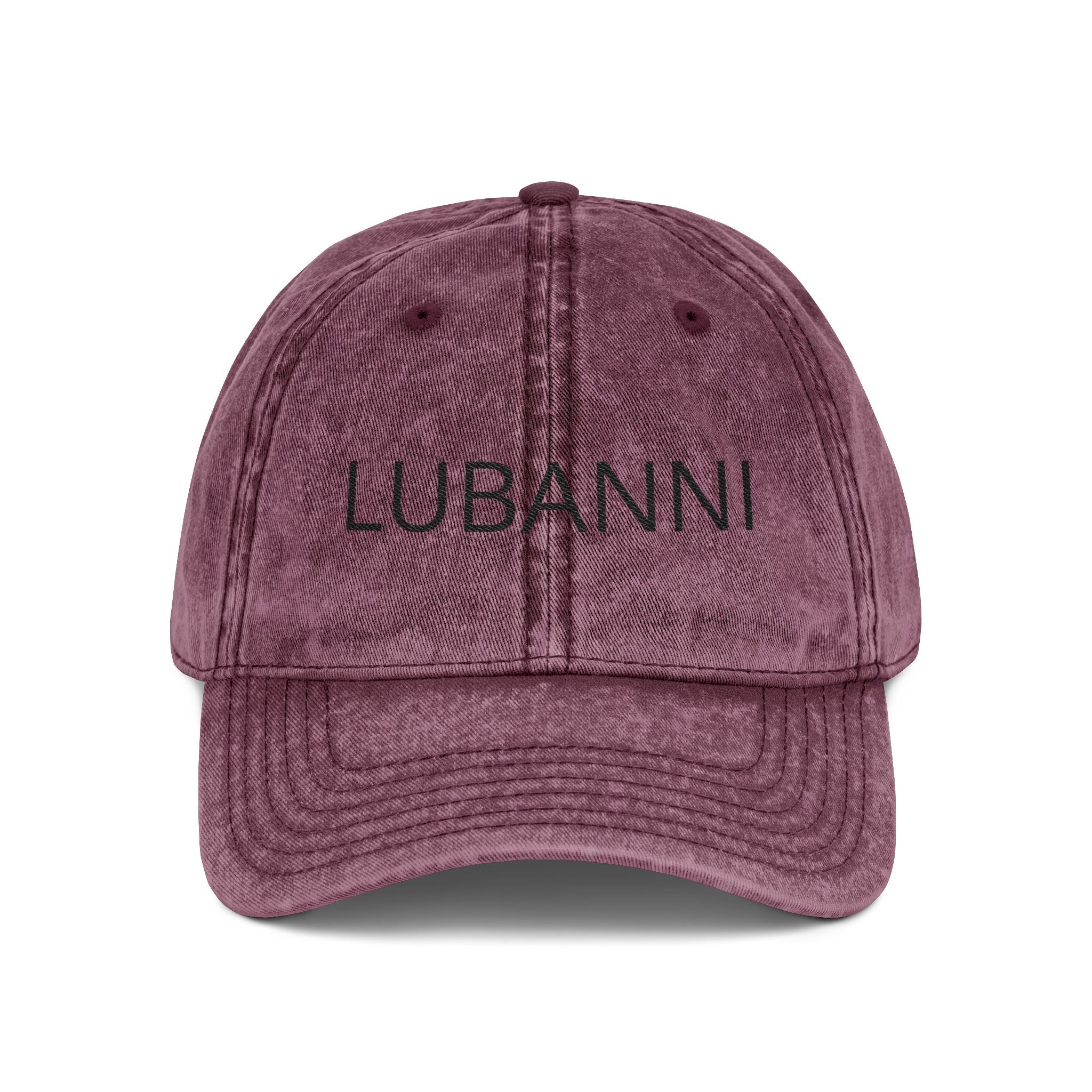 Embroidered Vintage Cap - "LUBANNI"