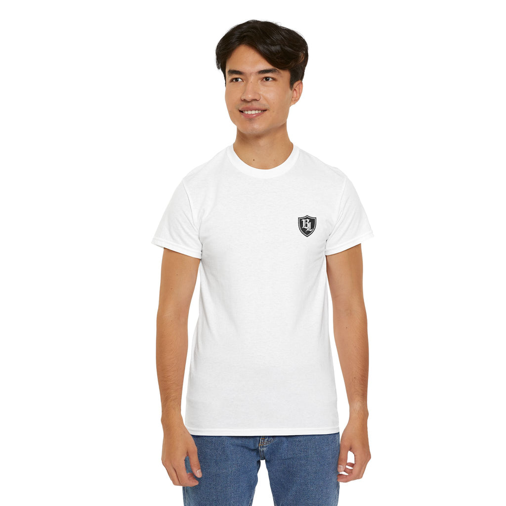 Minimalist Embroidered T-Shirt – LUBANNI, Small Left Chest Emblem